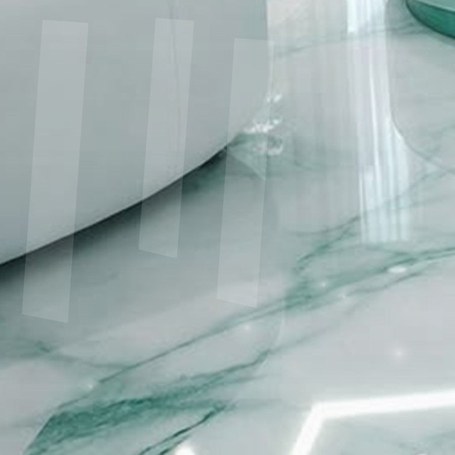 Aqua green marble epoxy design