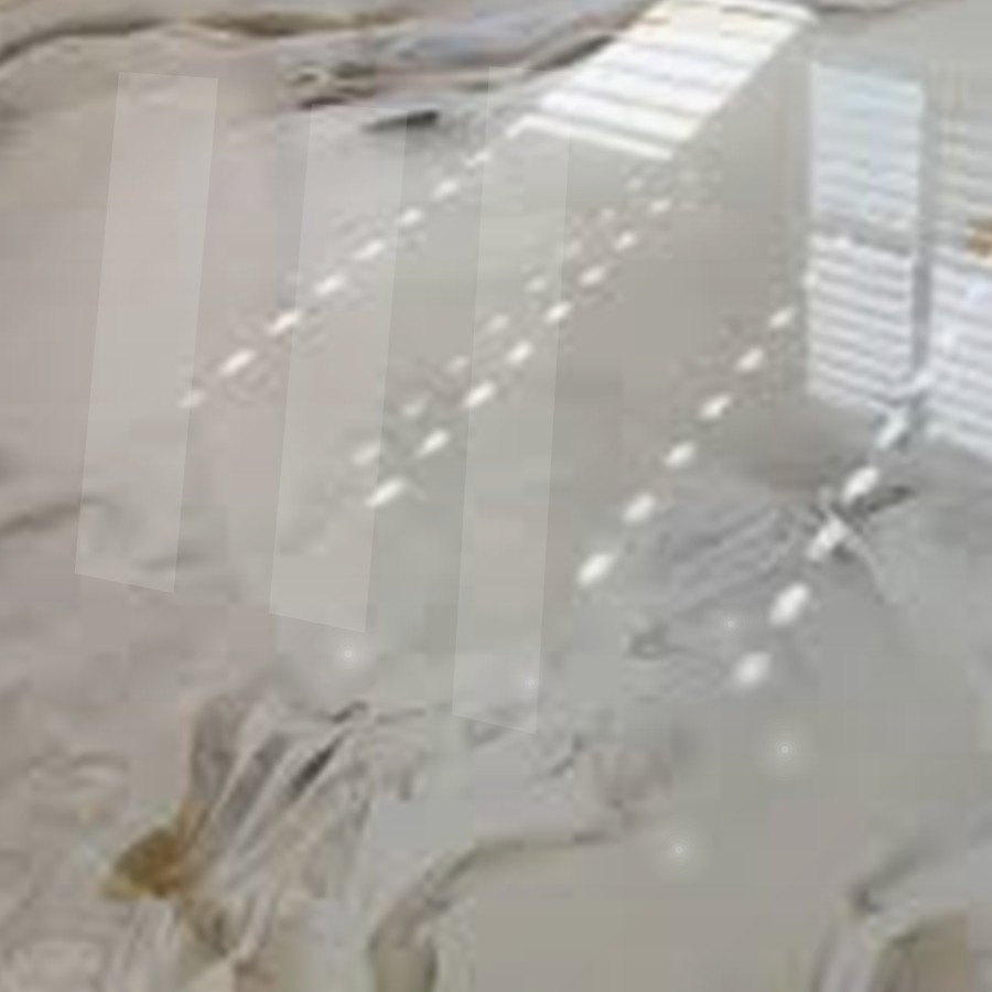 Warm white epoxy with subtle beige clouding